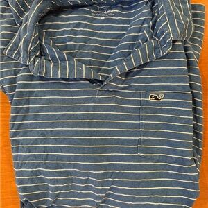Vineyard Vines Blue Striped Polo Shirt